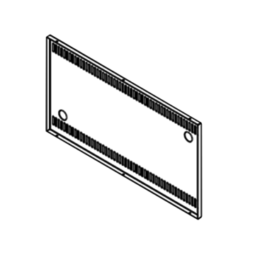 Panel Rear 5 Burner 1000r